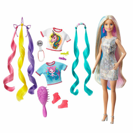Barbie Pop Fantasiehaar Het Speelgoedpaleis