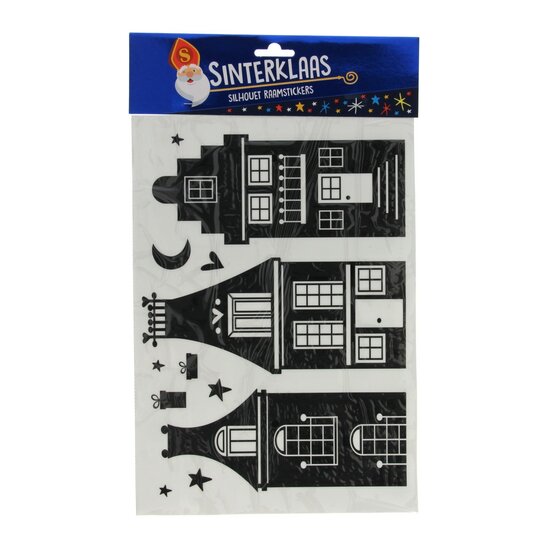 Silhouette Raamstickers Sinterklaas