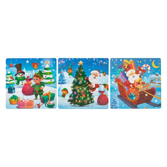 Kerst 3-in-1 Puzzel