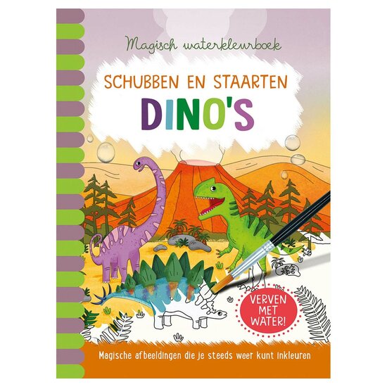 Magisch waterkleurboek - Dino&#039;s