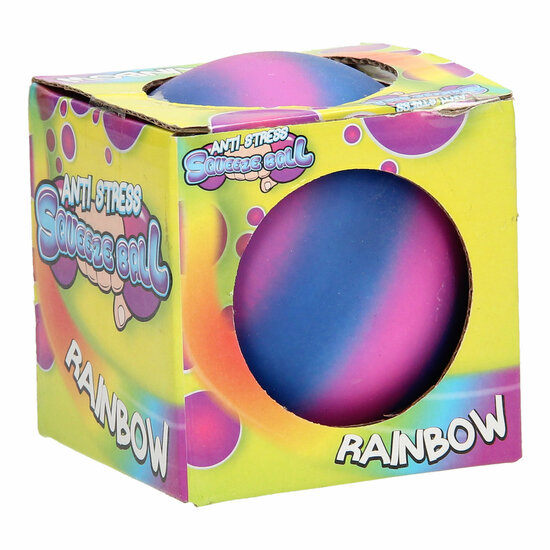 Fidget Regenboog Squeeze Bal