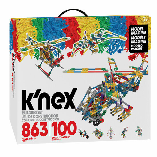 K&#039;Nex Bouwset 100 Modellen, 863dlg.