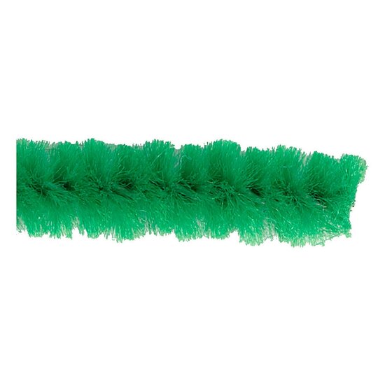 Chenille Donkergroen 30cm, 50st.