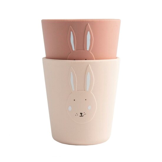 Trixie Silicone Beker - Mrs. Rabbit, 2st.