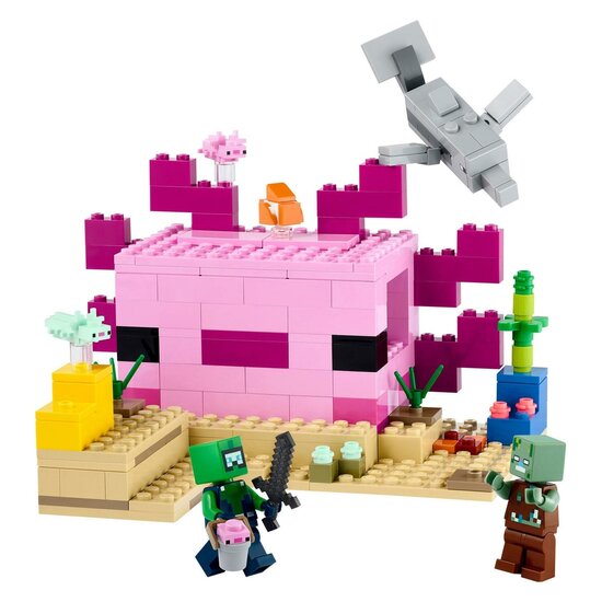 LEGO Minecraft 21247 Het Axolotlhuis