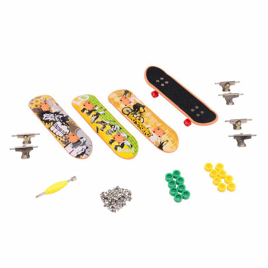 Vingerskateboard Set, 4dlg.