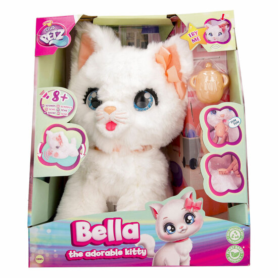 Bella de Kat Interactieve Knuffel