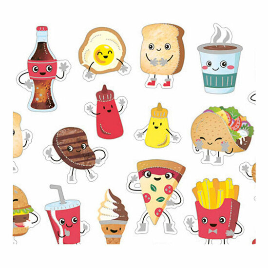 Stickers Fast Food, 1 Vel