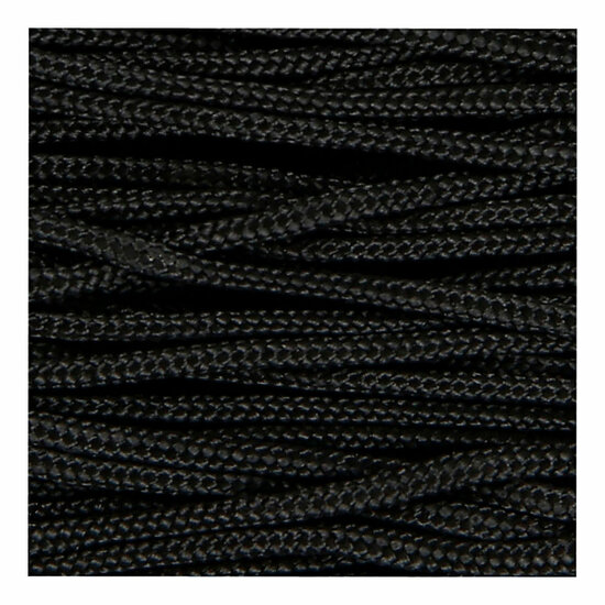 Macrame Koord Zwart, 8m