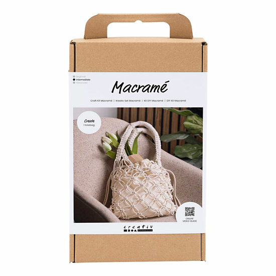 Hobbyset Macrame Tas Wit