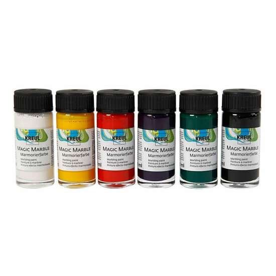 Magic Marble-Verf, 6x20ml