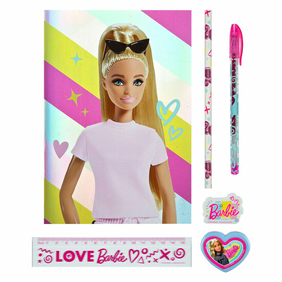 Notitieboek Set Barbie, 7dlg.