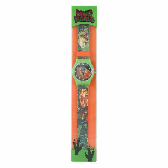 Dino World Horloge Groen