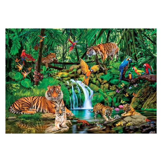 Clementoni Legpuzzel Super Color The Jungle Retreat, 300st.