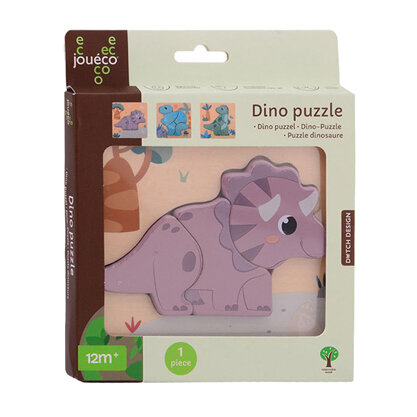 Joueco Houten Dino Puzzel