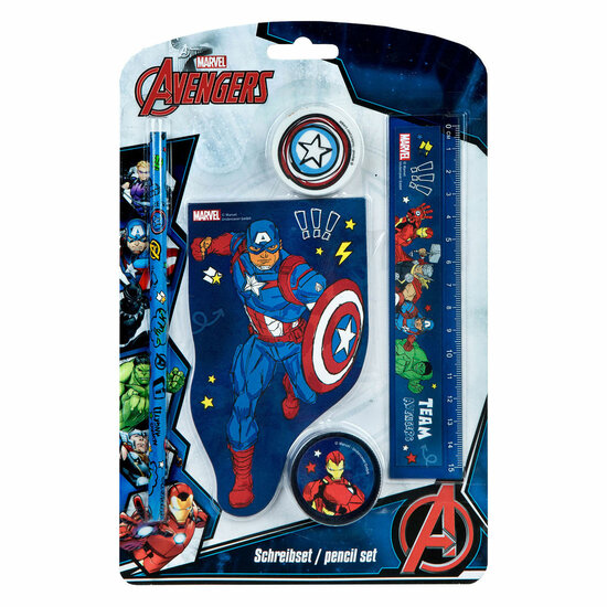 Schrijfset Avengers, 5dlg.