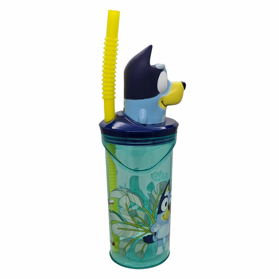 Rietjesbeker Bluey 3D Figuur, 360ml