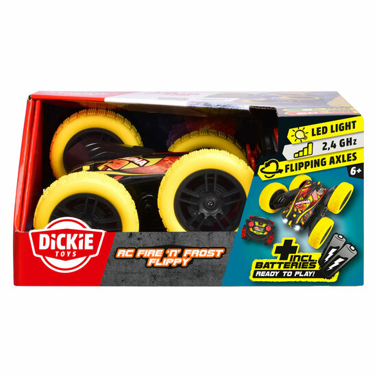 Dickie RC Bestuurbare Auto Fire &#039;n Frost Flippy RTR