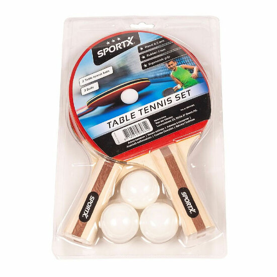 SportX Tafeltennis set incl. Ballen in Blister