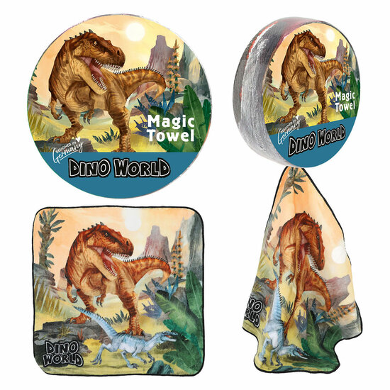 Dino World Magic Towel