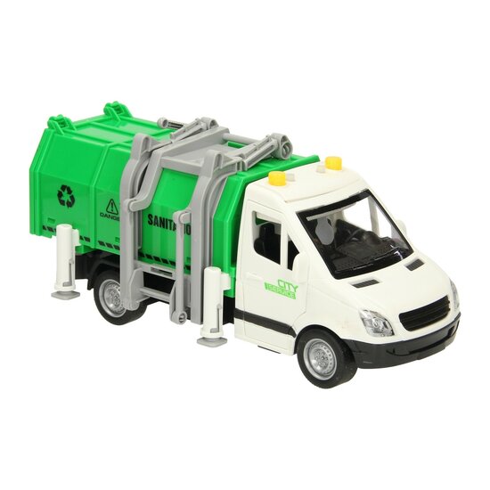 Recyclewagen met Licht en Geluid