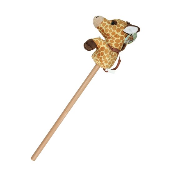 Stokpaard met Geluid Giraffe