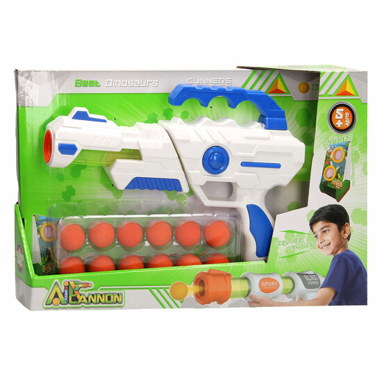 Ballenshooter met Target - Wit