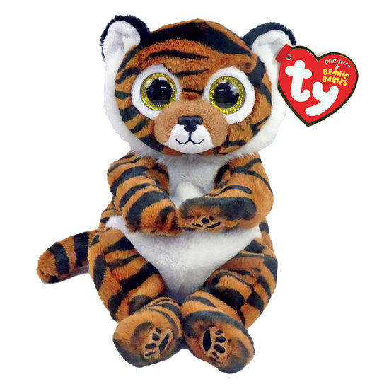 Ty Beanie Babies Bellies Clawdia Tiger, 15cm