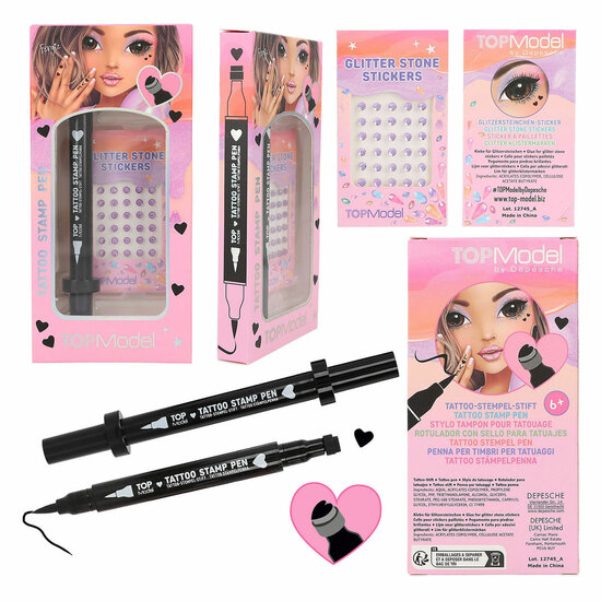 TOPModel Tattoo Pen met Glitter Beauty &amp; Me