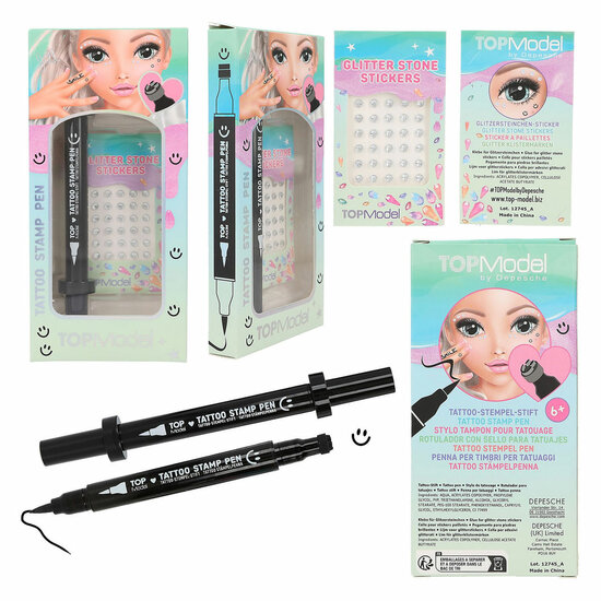 TOPModel Tattoo Pen met Glitter Beauty &amp; Me