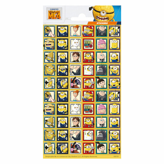 Stickervel Despicable Me 4