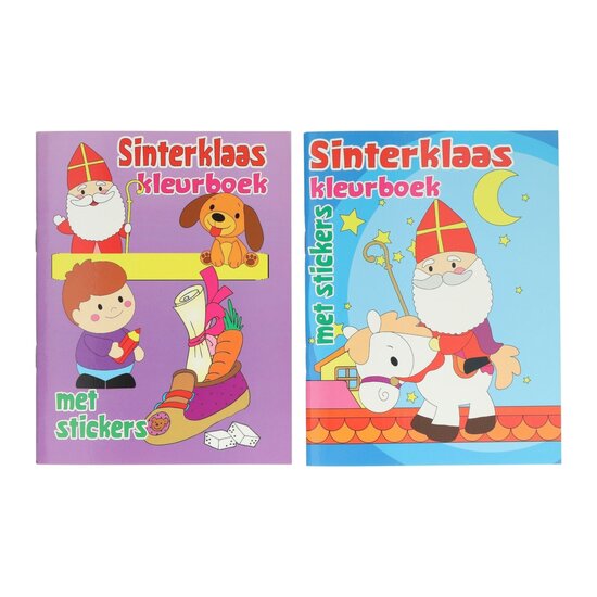 Sinterklaas Kleurboek met Stickers