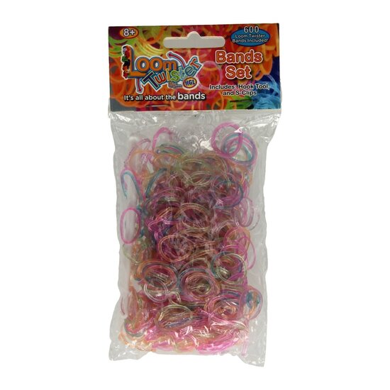 Loombands Glitter Set, 600st.