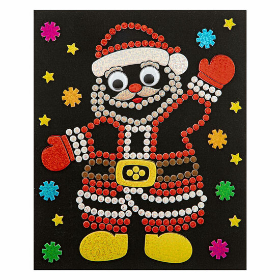 Xmas Holografische Stippen Stickerset