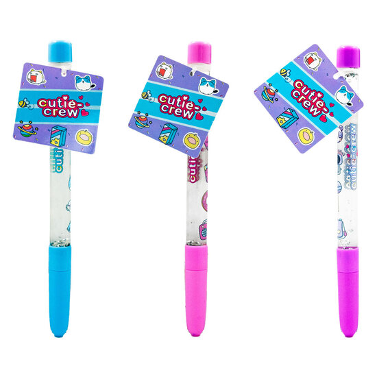 Cutie Crew Pen Water Glitters