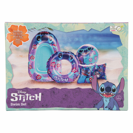 Stitch Zwemset met Boot, 5dlg.