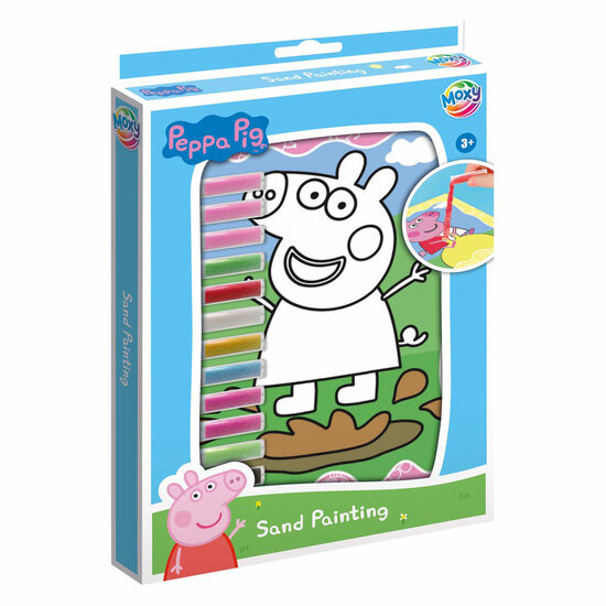 Peppa Pig Zand Schilderen, 16dlg.