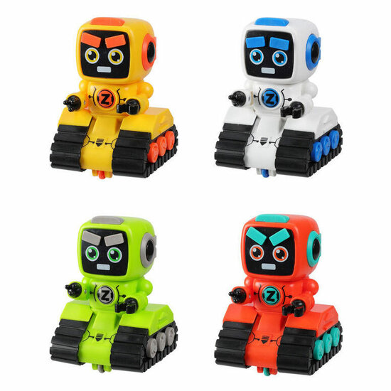 Frictie Robot Auto Kleur, 12cm