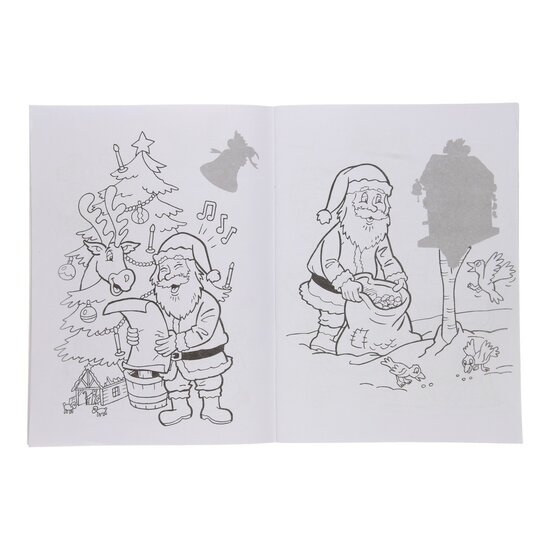 Kerst Sticker- en Kleurboek