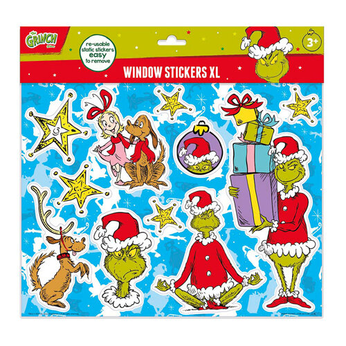 Totum Raamstickers XL Grinch