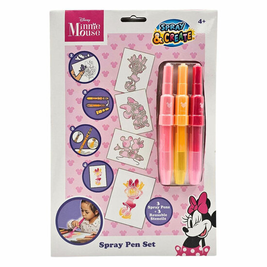 Minnie Mouse Blaaspennen Set