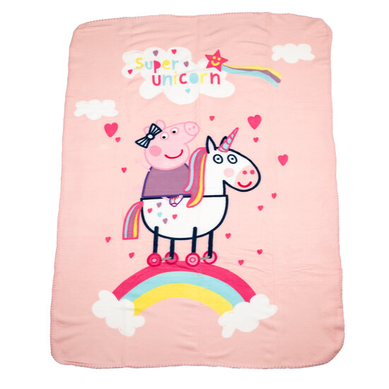 Fleece Deken Peppa Pig, 100x140cm