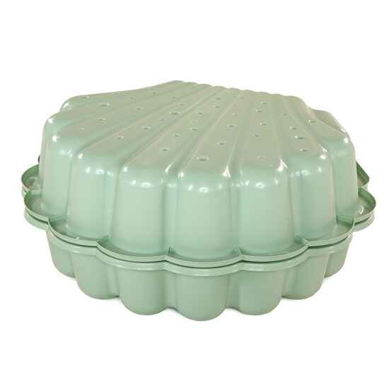 Zand- en Waterschelp Pastelgroen, 2dlg.