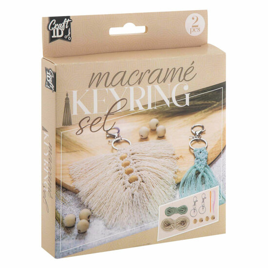 Macrame Sleutelhangers, 2st.