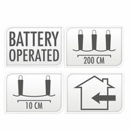 LED Verlichting Wit, 20 lampjes