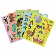 Dieren van Fiep Stickervellen, 5st