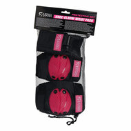 Street Rider Beschermset M - Roze, 6dlg.