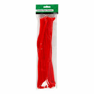 Chenilledraad Rood 30cm, 25st.