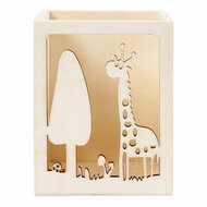 Houten Pennenbakje Giraffe