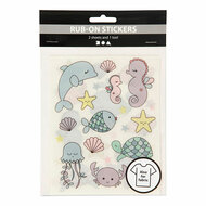 Rub-On Stickers Oceaan, 2 Vellen